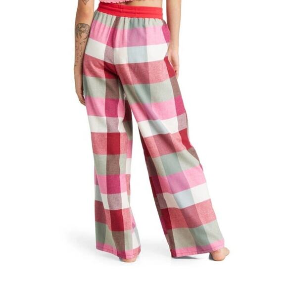 SALE New ~ BP. NORDSTROM ~ Red Checkered Plaid Flannel Pajama Pants Size 3X - Picture 2 of 6